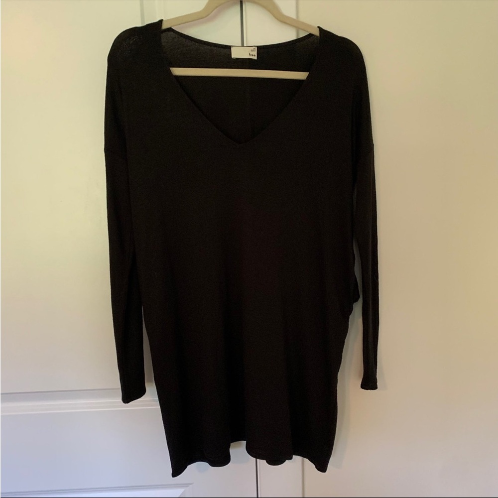 Aritzia Wilfred Free Gail Tunic Dress lightweight black